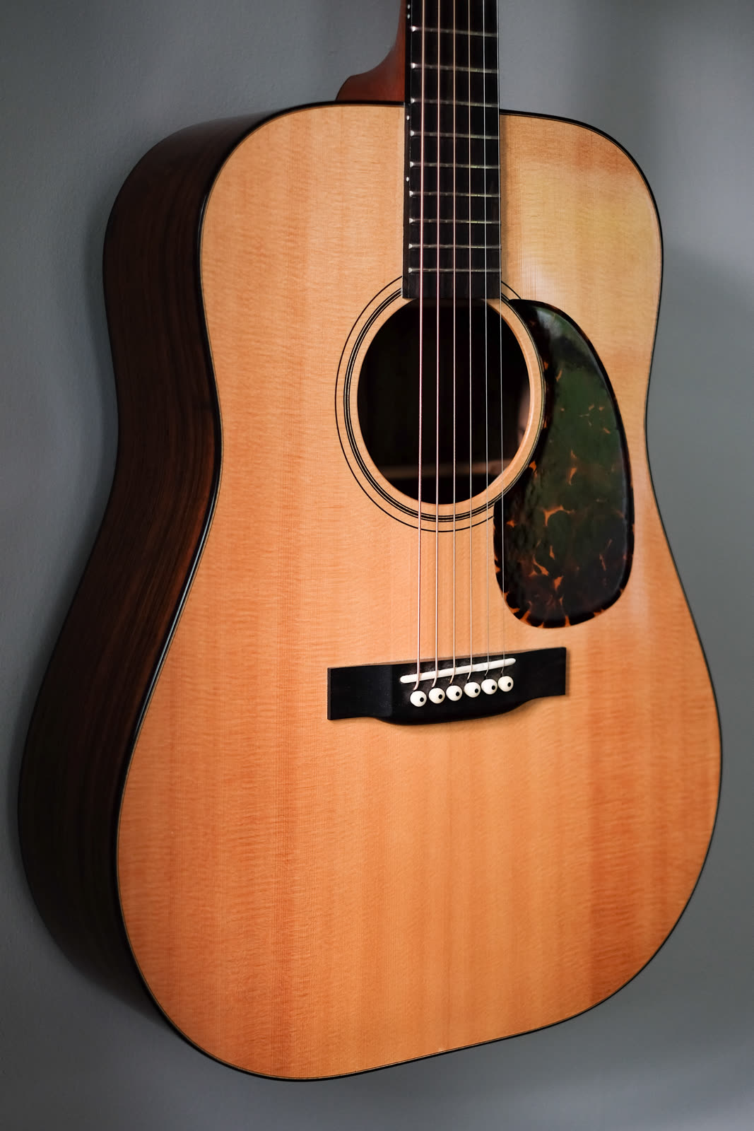 Dreadnought guitar, top, 100yo sitka spruce