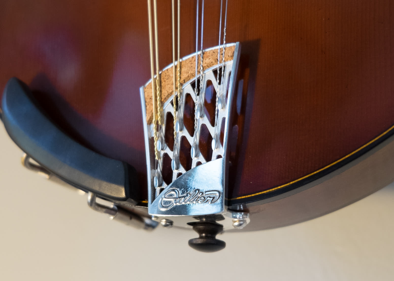 Cast tailpiece, sterling silver