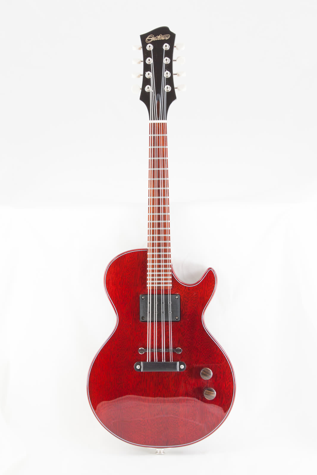 Electric mandolin, red lacquer
